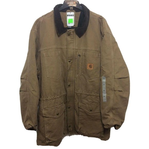 Carhartt Other - NEW CARHARTT Mens 3XL Brown Fleece Quilt Lined